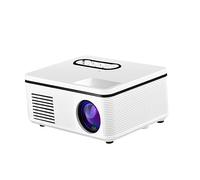 SEWACC Mini Projecteur Portable LED Blanc S361 pour Cinéma Maison, Lecteur Multimédia Compact, Adapté à Usage Intérieur et Extérieur, Alimentation Secteur Ac220-240v, Design Léger