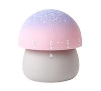 SEWACC Minuteur Mécanique de Champignon en Plastique, Accessoire de Cuisson Portable, Compte à Rebours Précis Cuisine, Outil de Chronométrage sans Pile, Rappel Minuteur Couleur Aléatoire