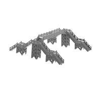 SEWACC Modèle de Pont Piéton pour Scénario Ferroviaire Kit DIY pour Construction de Modèles et Décoration de Table de Sable Assemblage Facile