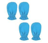 SEWACC Moufles en Paraffine pour Soin des Mains 2 Paires Bleu sans Logo Couverture Chauffante pour Spa Rétention de Chaleur Optimale Lavage Facile Soin Hydratant et à