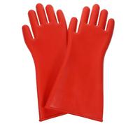 SEWACC Moufles et Abrasion en Caoutchouc Isolants Électriques Rouges Résistance Haute Pression Protection pour Électricien pour Travaux Industriels et Service Terrain