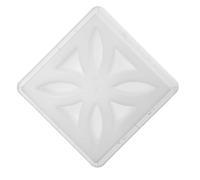 SEWACC Moule à Briques en Ciment Plastique Décoratif pour Pavés | Démoulage Facile, Forme Constante et Finition Lisse, Blanc, pour Bordures de Jardin et Dalles