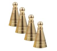 SEWACC Moule à Cônes de Parfum en Laiton Doré 4 Pièces Outil DIY pour Façonnage de Cônes Accessoires pour Fabrication de Parfum Pratique et Réutilisable pour Usage Quotidien