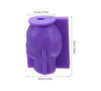 SEWACC Moule en Silicone de Cœur 3D pour Bougies DIY Résistant à la Chaleur Démoulage Facile Dimensions 95 X 6 X 6 CM Moule Créatif pour Résine Savonnette et Cire Saint-Valentin