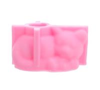 SEWACC Moule en silicone pour béton : moule en ciment pour jardinière, figurine de chat endormi, moule en résine pour pot de fleurs, moulage époxy pour jardinières succulentes