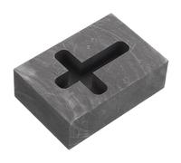 SEWACC Moule Graphite Forme de Croix pour Fonderie Creuset Résistant Aux Hautes Températures pour Métaux Artisanat Fabrication de Bijoux