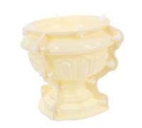 SEWACC Moule Pot de Fleurs Plastique pour DIY Moule Béton pour Pot Européen Non Collant Facile à Démouler et Nettoyer Décoration Tabletop Créative