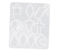 SEWACC Moule Silicone Couronne pour Pendentif DIY Résine Époxy Durable Facile à Démouler pour Création Bijoux Artisanaux