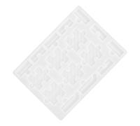 SEWACC Moule Silicone Flexible pour Échiquier Diy Résine Durable et Réutilisable Moule Plateau de Jeu pour Artisanat Créatif