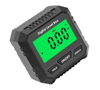 SEWACC Niveau à Bulle Numérique Compact Écran LCD Rétroéclairé Rapporteur d'Angle Magnétique Précis 02° sans Bulle ni Batterie Outil de Mesure d'Angle Portable pour Maçonnerie et