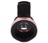 SEWACC Objectif Macro et Angle pour Smartphone Lentille Clip avec UV Accessoire Photo Pratique et Durable pour Téléphones et Rose