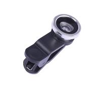 SEWACC Objectif Smartphone Clip Argenté Macro Fisheye Angle pour Photo Mobile Portable