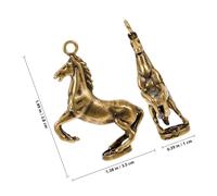 SEWACC Ornement Cheval pour Décoration DIY Pendentif Richesse Accessoire Bijoux Miniature pour Bureau et Maison