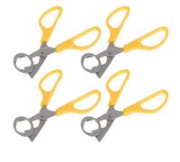 SEWACC Outil de découpe de coquille d'œuf, ciseaux à œufs de cuisine en acier inoxydable et ABS, 4 pièces, pour œufs de caille, usage domestique et hôtel