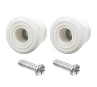 SEWACC Outil de freinage pour Patins à roulettes 4 pièces PU Blanc, Installation Facile, Offre Une Meilleure stabilité pour arrêt Rapide, adapté aux Patins à Deux rangées et à Quatre