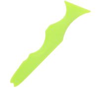 SEWACC Outil de Maquillage Multifonction en Silicone Vert, Pochoir pour Eyeliner et Sourcils, Aide à L'application du Rouge à Lèvres et Fard à Paupières, Accessoire Beauté Précis