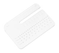 SEWACC Outil de Perforation Cuir 4 Mm Épaisseur Plaque Acrylique Transparente, Plaque Perforée Multifonction pour Couture et Gravure, Accessoire Pratique pour Maroquinerie et Travaux
