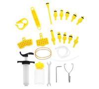 SEWACC Outil de Remplissage D'huile de Frein Vélo, Kit de Purge | Abs, Résistante à L'huile, pour Systèmes à Huile Minérale, Usage Maison ou Réparation Mobile