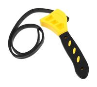 SEWACC Ouvre-Bouteille Portable Multifonction 15 CM Jaune Clé Ajustable en Fer et Caoutchouc Outil Manuel pour Camping la Cuisine et Activités Extérieures Ouvre-Bocal et Ouvre-Boîte