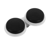 SEWACC Palette Cup à Double Entrée avec Couvercle Pot Multifonctionnel Plastique pour Peinture à Huile et Aquarelle Récipient Portable pour Mélange et Nettoyage de Pinceaux pour Artistes