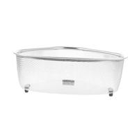 SEWACC Panier Filtre Évier Triangle Acier Inoxydable Égouttoir Dangle et Pratique pour Drainage Installation Facile et Polyvalente pour Cuisine