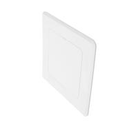 SEWACC Panneau d'accès pour plaques de plâtre autocollant en ABS blanc 15x15 cm, conception affleurante pour accès plomberie, idéal pour entrepreneurs et copropriétaires