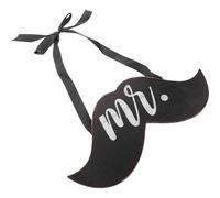 SEWACC Panneau Décoratif Accessoire Suspendu Original en Bois Foncé avec Ruban pour Mariage pour Décoration Créative de Porte D'entrée Salon ou Maison