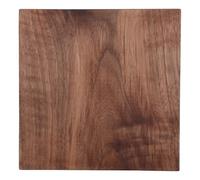 SEWACC Panneau en Bois Dur de Noyer Naturel 15x15x2 Cm, Planche Artisanale pour Loisirs Créatifs, Décoration Intérieure et Étagères, Feuille Brute Facile à Peindre Teindre, Matériau