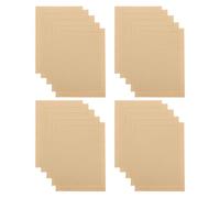 SEWACC Papier à Lettres Kraft Ligné Vintage B5 50 Feuilles pour Écrire Papeterie Rétro pour Bureau et Correspondance Papier Épais Résistant à L’Encre Saint-Valentin et Cartes de