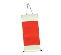 SEWACC Papier Xuan Chinois Vierge pour Calligraphie et Peinture Suspendu Style Ancien Rouge avec Dorés Adapté Au Dessin Artistique Traditionnel