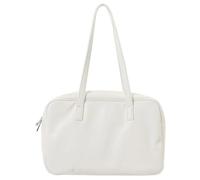 SEWACC Paquet à Bandoulière Femme PU Beige Grosse Capacité Zippé Élégant | Porté Épaule, Usage Polyvalent, Léger et Confortable, Style Coloré, pour Femmes, Format Pratique