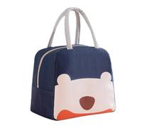 SEWACC Paquet à Lunch Isotherme Oxford Imperméable Doublure Aluminium Paquet à Bento Portable à Motif Dessin Animé Poignée Intégrée pour École Travail et Sorties en Plein Air