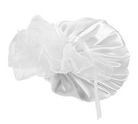 SEWACC Paquet à Main Blanc en Tissu pour Mariée et Demoiselle D'honneur, Pochette Délicate et Classique pour Organiser et Ranger Lors de Mariage et Fête