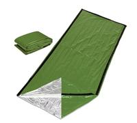 SEWACC Paquet de Couchage d'urgence Ultra Léger en Film Aluminium PE pour Camping et Expéditions, Isolation Thermique Le Froid Hiver et Automne