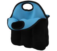 SEWACC Paquet Isotherme pour Bière en Néoprène Bleu Porte-Bouteilles 6 Pièces Manchon Isolant Portable pour Bouteilles Paquet de Transport Pliable Adapté aux Sorties en Plein Air