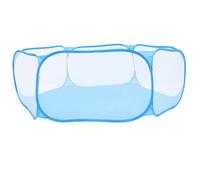 SEWACC Parc pour Animaux Pliable Hexagonal Panneaux Bleu Polyester Respirant Clôture Portable pour Chiens Chats Lapins et Petits Animaux Intérieur et Extérieur Installation Facile et