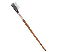 SEWACC Peigne à Cils en Acier avec Manche en Bois, Séparateur Précis pour Cils et Sourcils, Brosse Cosmétique Multifonction, Outil de Maquillage Solide pour Application Professionnelle