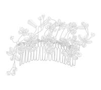 SEWACC Peigne Latéral Accessoire Stable et Créatif en Métal et Plastique de Mariage Élégant pour Coiffure de Mariée, pour Dames et Demoiselles D'honneur