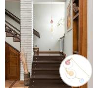 SEWACC Pendentif Attrape-Soleil en Coquillage Naturel Prismes en Cristal Décoration Suspendue pour Intérieur et Extérieur Ornement Décoratif en Métal Chaîne Présent Original pour