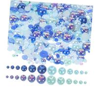SEWACC Perles Plates Demi Rondes Imitation Perles et Strass Résine pour Nail Art Accessoires Autocollants Ongles Décoration Pratique pour Manucure DIY Multi