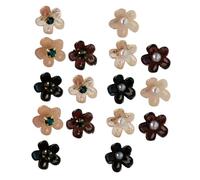 SEWACC Petites Pinces à Cheveux 16pcs Forme Fleur en Plastique Taille Petite Qui N'abîme Pas les Cheveux pour Filles et Garçons Accessoires pour Photos et Spectacles