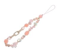 SEWACC Phone Chain Stone Crystal Beaded Phone Strap Wrist Lanyard Decoration And Loss Strap