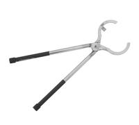 SEWACC Pince à Creuset en Acier Inoxydable Petite Taille 1 Kg Résistance Haute Température Accessoire Professionnel pour Fusion Or Argenté Cuivre Outil de Fonderie et Raffinage