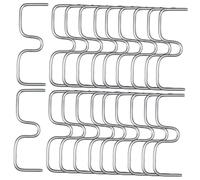 SEWACC Pince à Plier Les Brindilles pour Jardinage, Formateur de Branches pour Arbres Fruitiers et Plantes, Fil d'acier Galvanisé 10 Cm, Lot de 25 Set de Pièces, Outil de Fixation