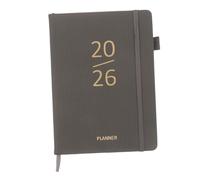 SEWACC Planner Journal Vertical Daily Weekly Monthly Organizer Notebook With Sturdy Faux Leather Cover For Business Travel Personal Scheduling Month