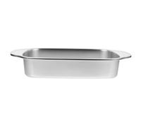 SEWACC Plat à Rôtir Acier Inoxydable Rectangulaire pour Poisson et Petit Homard Bac Multifonction Compatible avec Plaques à Induction Piècepetit Modèle
