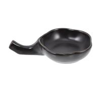 SEWACC Plat en Céramique de Fleur pour Sauces et Condiments Assiette à Sauces Multifonction Repose-Baguettes Intégré Accessoire Cuisine Pratique et Hygiénique Design Compact pour