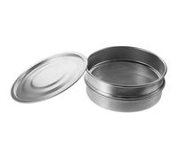 SEWACC Plateau Germoir en Acier Inoxydable 20cm, Tamis de Germination Facile à Drainer, Kit de Jardinage pour Maison Adapté Jardinage en Intérieur et Extérieur