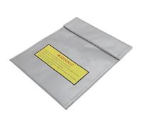 SEWACC Pochette de Protection en PVC Résistant Feu et à la Chaleur pour Batterie Argentée, Idéale pour Usage Domestique
