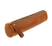 SEWACC Pochette De Rangement pour Stylos Trousse à Crayons Vintage Cuir Fou Idéale pour Bureau École Et